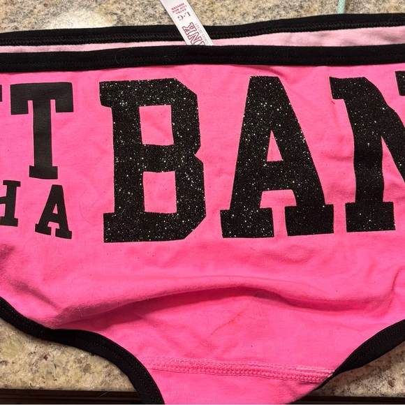 PINK Victoria's RARE Y2K VINTAGE NEW YEAR LOW RISE HIPSTER PANTY (LARGE) - Picture 3 of 3
